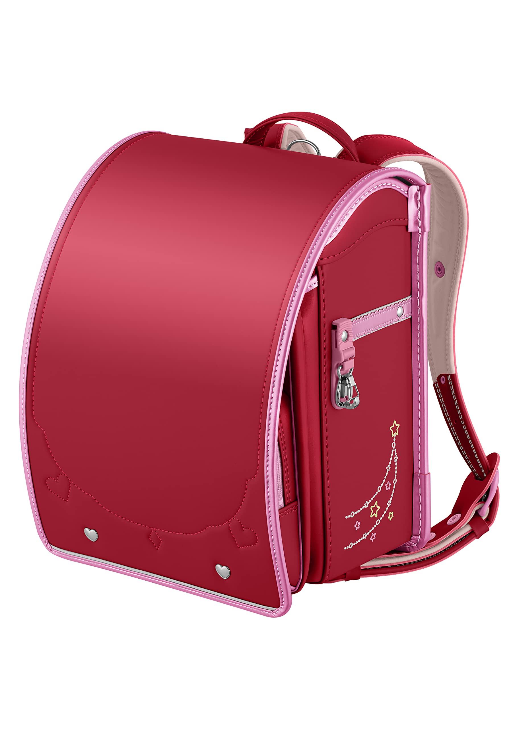 

SEIBAN Angel Splash Your Mate Shiny Pop School Bag Vivid Pink x Pearl Pink Girls 2023 Model YM23G-1410