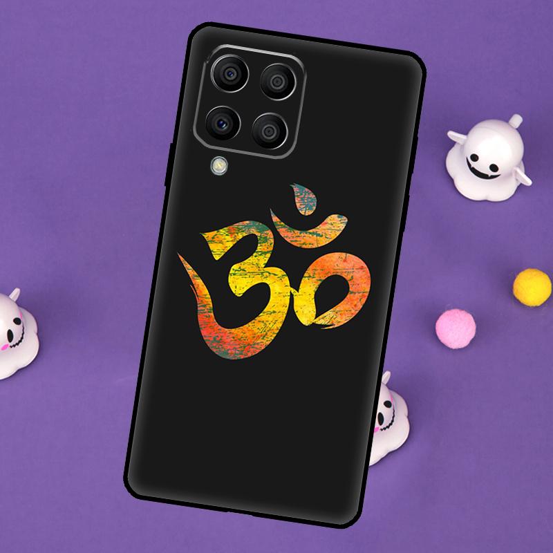 Aum Om Yoga Cover For Samsung Galaxy M54 M14 M34 M33 M13 M23 M53 M15 M55 M31 M51 M20 M30s M32 M52 Case
