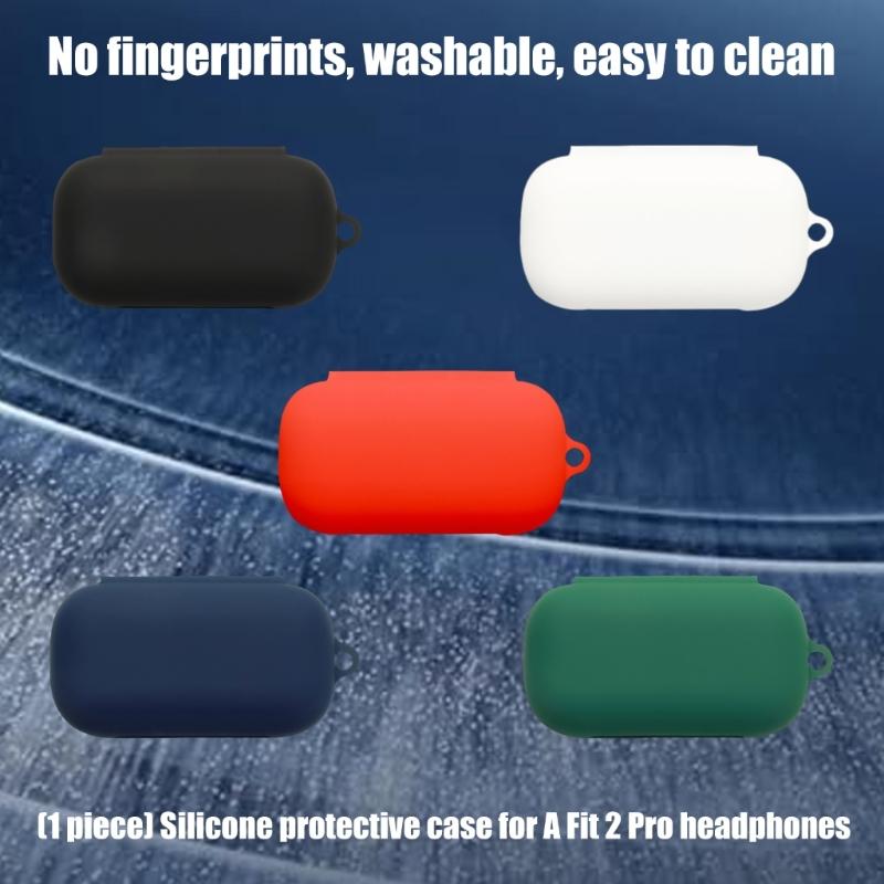 Soft Silicone Case Cover for AeroFit 2 Professional Earbuds Case Secure Grip Scratches Resistant Housing Skin