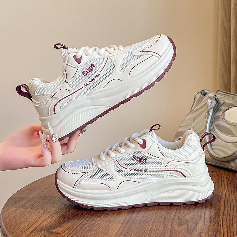 Women's Fashion Sneakers 2025 New Casual Running Sneakers Design Luxury Women's Shoes Breathable Tennis Shoes Platform Shoes