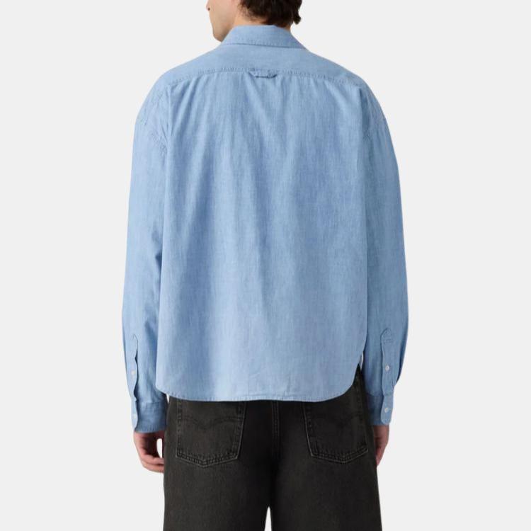Levis Comfortable Versatile Casual Loose Short Sleeve Shirt Men shirts 004GC-0000