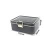 Buckle Clasp Metal Storage Tin Box Food Safe Iron Container with Lid for Homemade Cookies Candies Holiday Gift Packaging