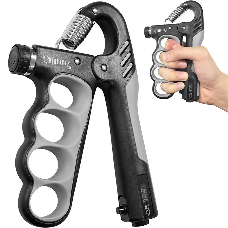 Grip Strength Trainer with Hand Grip Strengthener, Hand Grip Strength Trainer Mechanical Countable 5-100KG Mechanical Counting 5-100KG Mechanical Counting