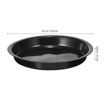 10 Pcs Red Flat Edge Plastic Flower Tray Bottom Garden Supplies Plant Saucer Water Tray Plant Drip Trays Flower Pot Trays Large