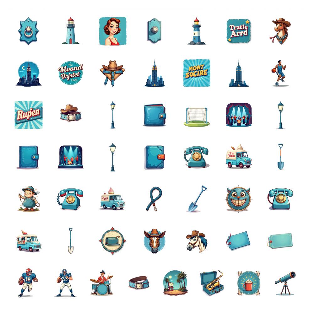 

50pcs Stickers Stationery Stickers Teacher Reward Stickers For Guitar DIY Bicycle Skateboard Laptop Luggage Decor Laptop