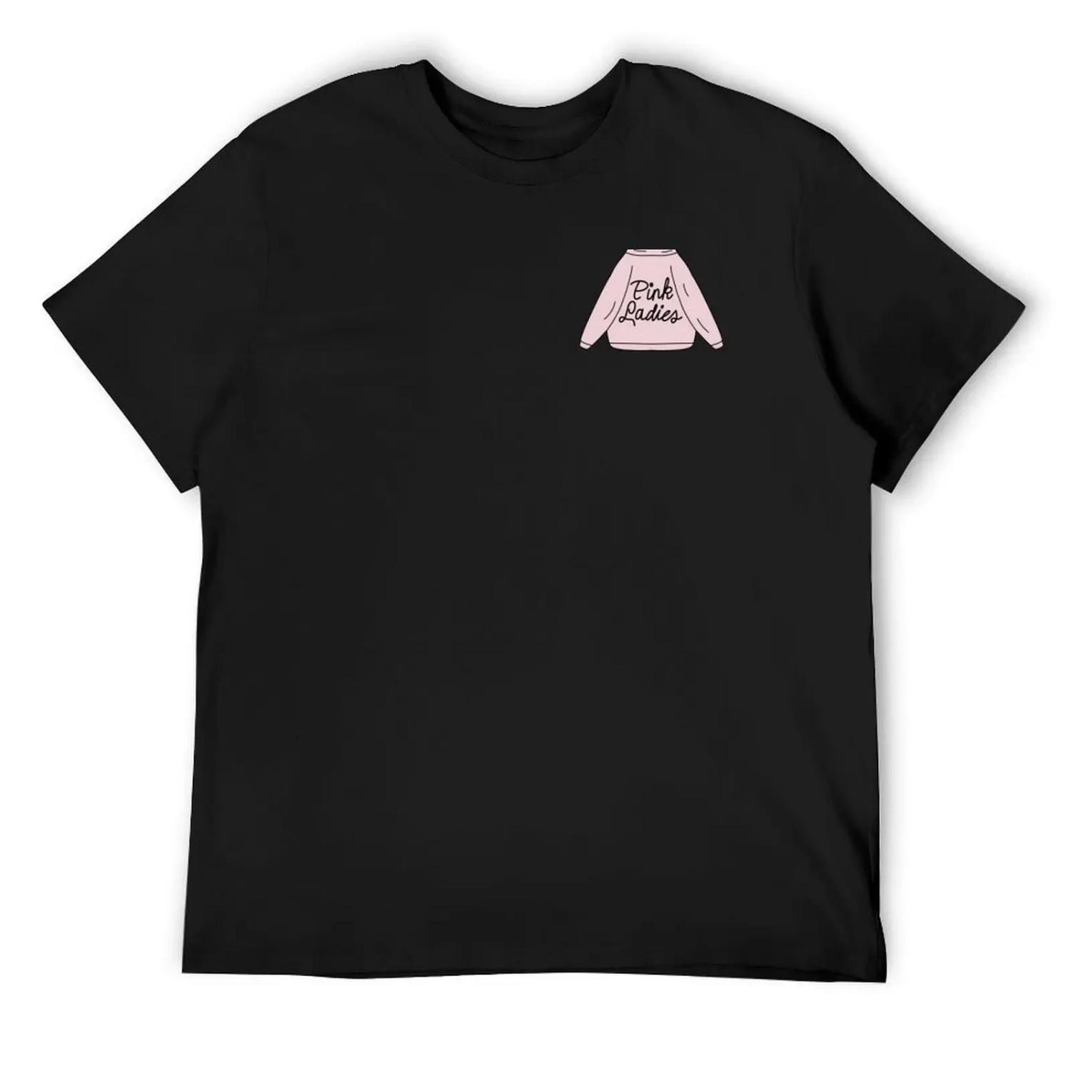 

Pink Ladies Jacket T-Shirt Man t-shirt animal prinfor boys blue archive valentines boutique clothes mens t shirts XXXXXL чорний