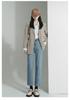 Autumn 2025 Women's High Waist Straight Leg Jeans: Slimming Petite Plus Size Cropped Cigarette Pants