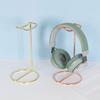 Rose Gold Headset Holder Desk Headsets Display Rack Provides Secure Storage Stand for Audiophiles and Gamers