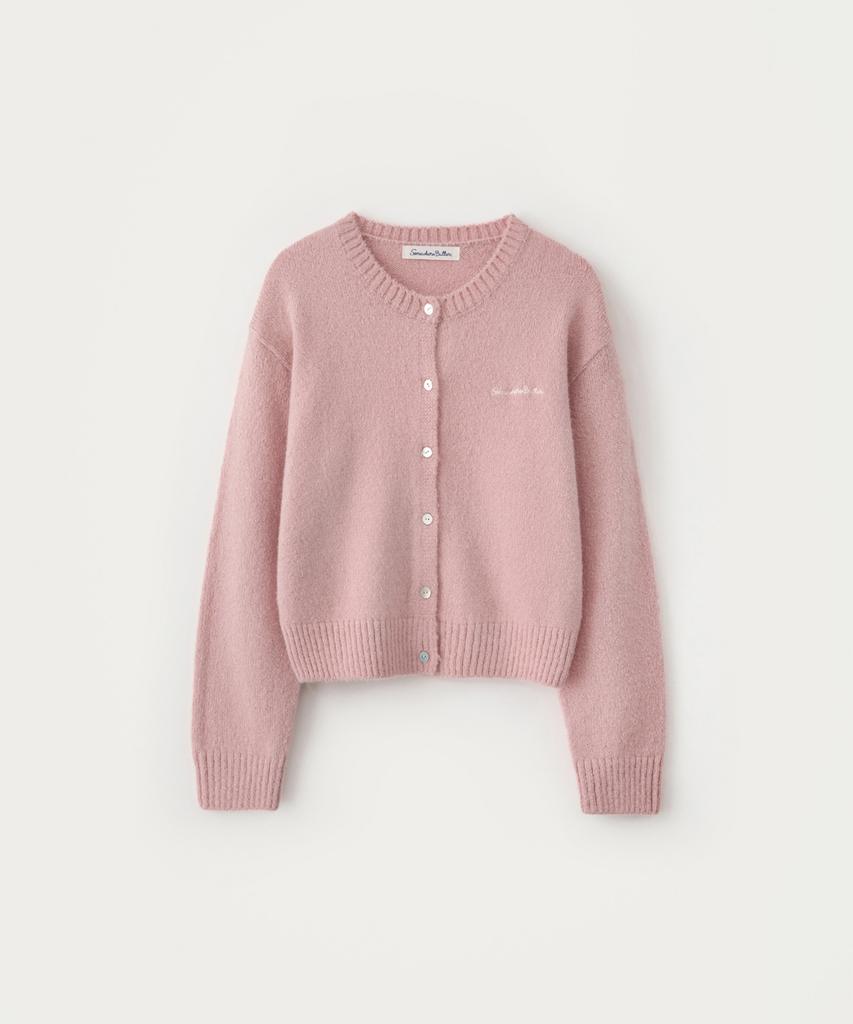 Sseomweeobeoteo Manon Alpaca Cardigan - Pink