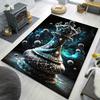 1pc Cosmic Chess Piece Pattern Carpet, Area Rug For Living Room Bedroom Room Bed Chair Laundry Entryway Corridor Yard Non-slip Outdoor Campi