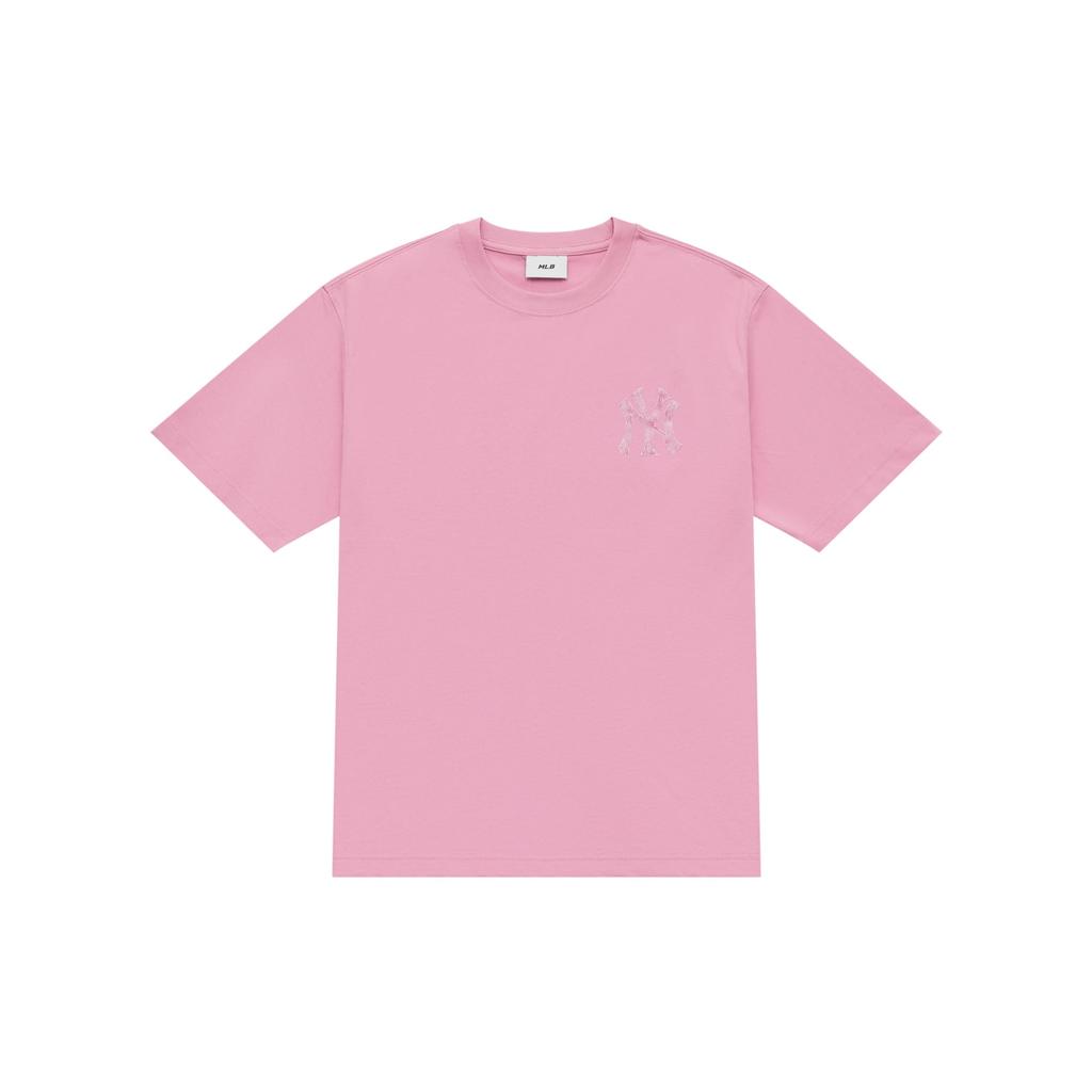 MLB MONOGRAM SS25 T Shirt Unisex Pink 3ATSM0953-50PKP