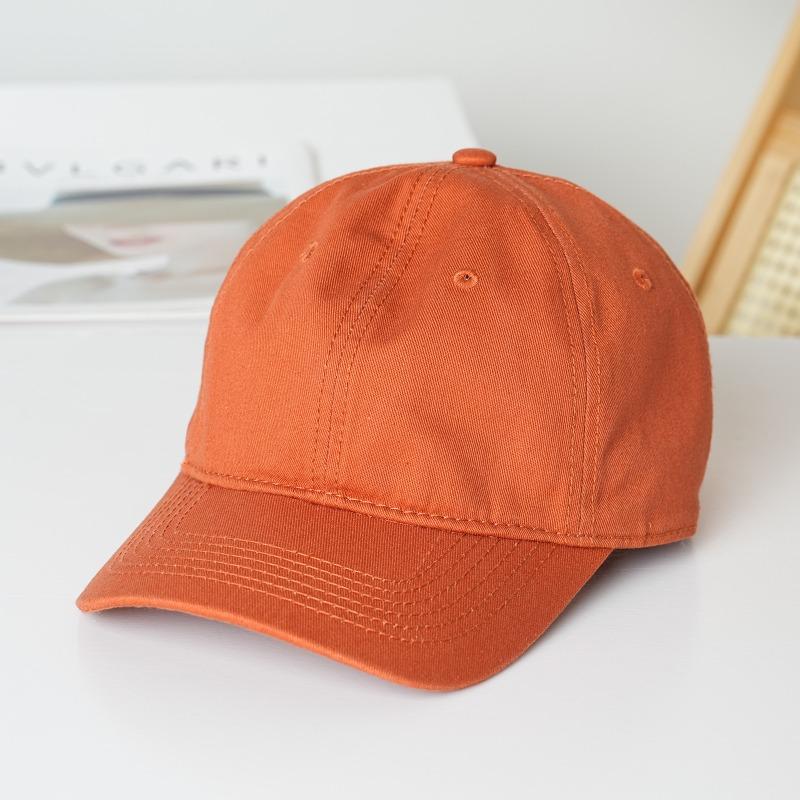 Cotton soft top baseball cap men's summer deepened top cap hat women's tide