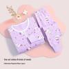 Desa Girls' Pure Cotton Thermal Underwear & Pajama Set