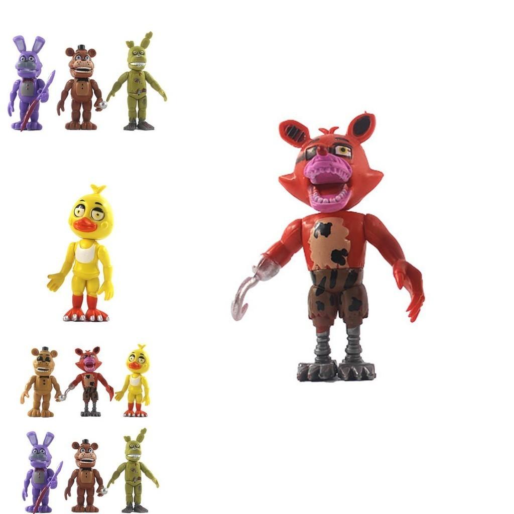 Captivating 6-piece Fnaf Five Nights At Freddy's Action Figures For Enthusiastic Fans