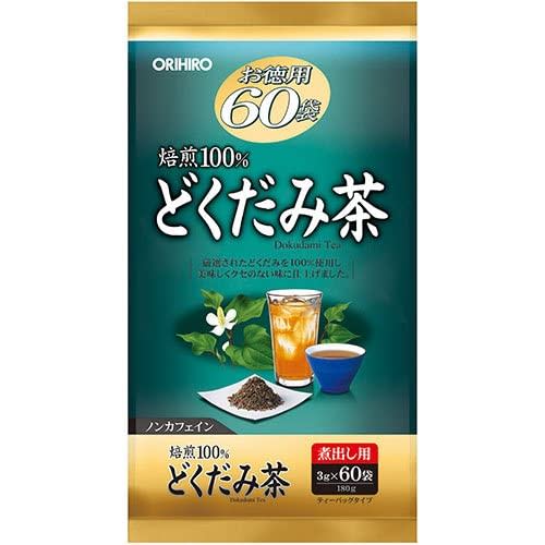 Orihiro Purunto Konnyaku Dokudami Tea, 60 Packets (Set of 3)