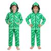Minecraft Creeper Kids Hoodie And Pants Set With Polyester Fabric For Cosplay And Casual Wear