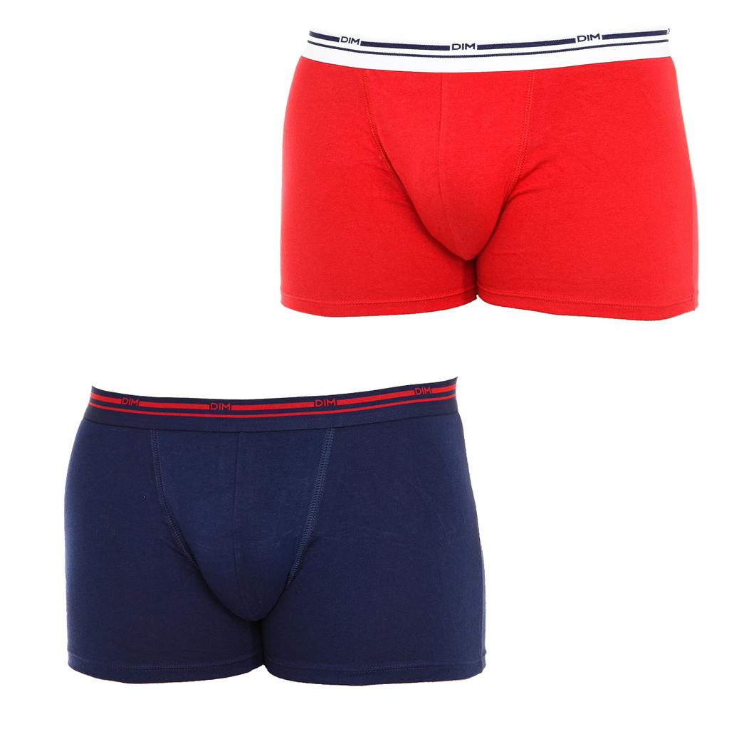 DIM pacco da 2 boxer cotone elasticizzato art. D6596 – Egidio Underwear