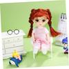 LABRIMP 20-Piece Doll Glasses, Mini Doll Accessories, Metal Wire Frame, Fashion Eyewear for Small Dolls, Costume Props