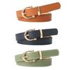 Female PU Leather Belt Strap Women Dress Belts Girls Pants Jean Waistband