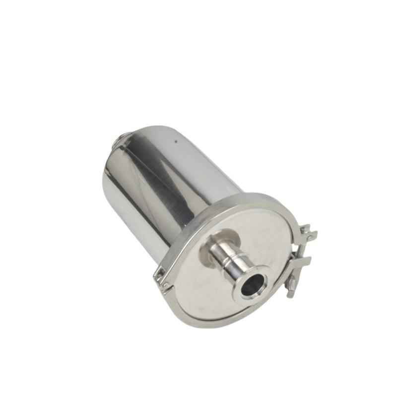 PP PTFE 0.22um 2.5" 5" 10" L-160/245/385mm KF25/40/50 Vaccum Clamp 304 316L Stainless Steel In-line Filter Strainer Homebrew
