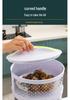 Breathable Insect-Proof Kitchen Storage Rack with Thickened Vegetable Cover and Overnight Dish Insulation