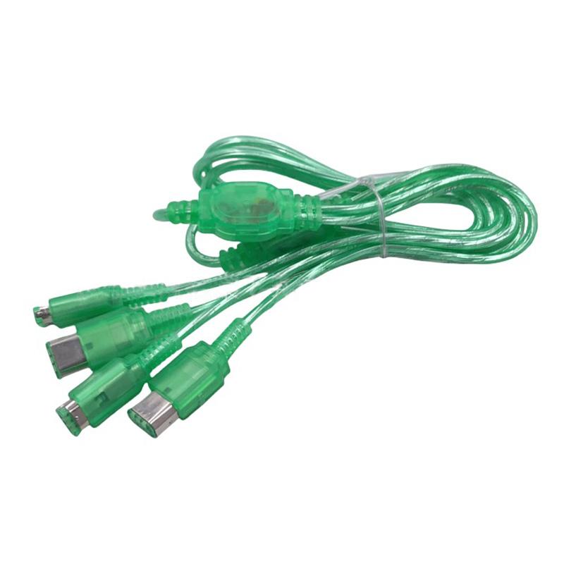 

Four-Player Battle Cable Splitter for Nintendo Gameboy GBC GBP GB Game Console 4 Player Gamer Link Cord Transparent Extention