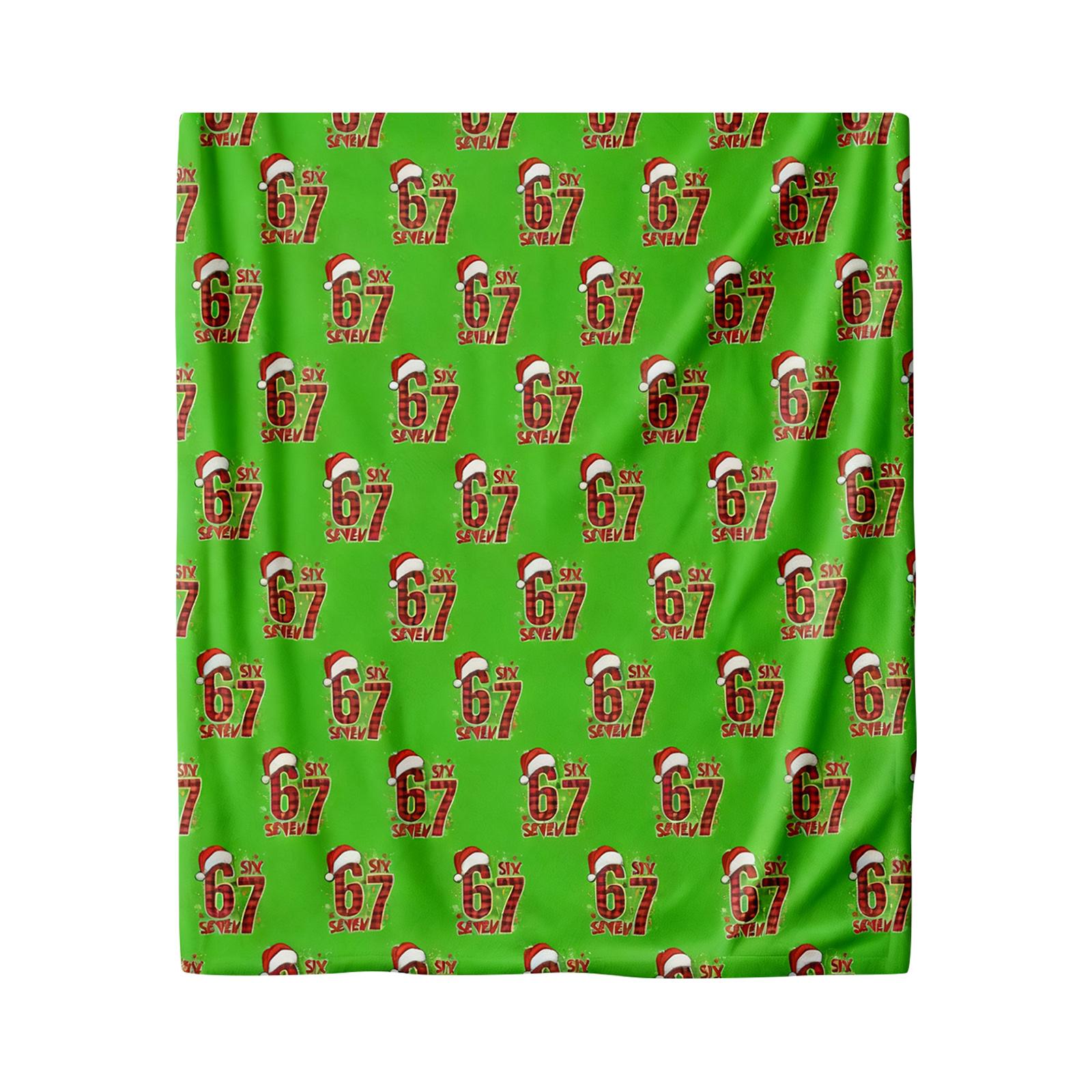 

6-7 Рождественский плед, Рождественский плед для мальчика, 67 Плед 70СМ*100СМ One Size