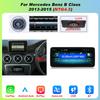 Wireless Carplay Linux Screen For Mercedes Benz A B Class CLA GLA W176 W246 2013-2015 NTG4.5 Android Auto Radio GPS Multimedia