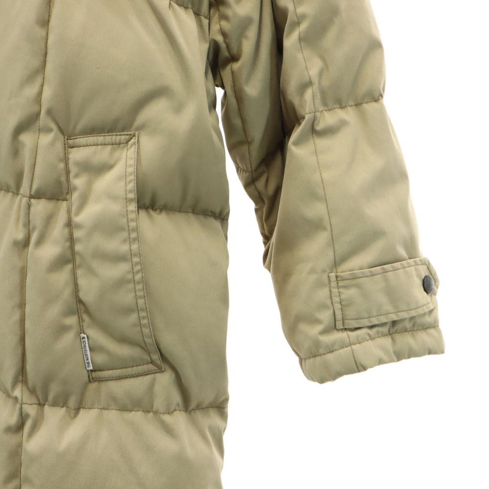 The North Face Down Coat M Beige Outdoor Hooded Men's Used