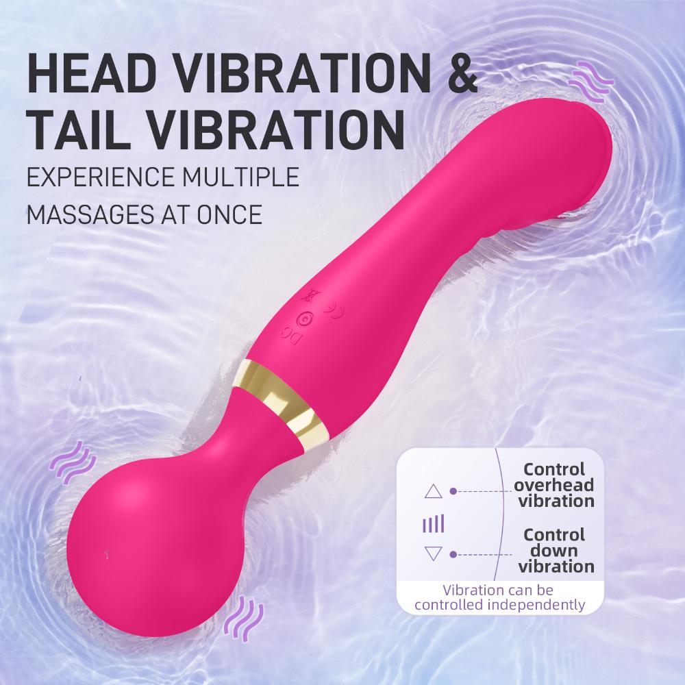 Powerful Wand Vibrators for Women G Spot Dildo Double Vibrating Massage AV Stick Clitoris Stimulator Adult 18 Sexy Sex Toys Shop