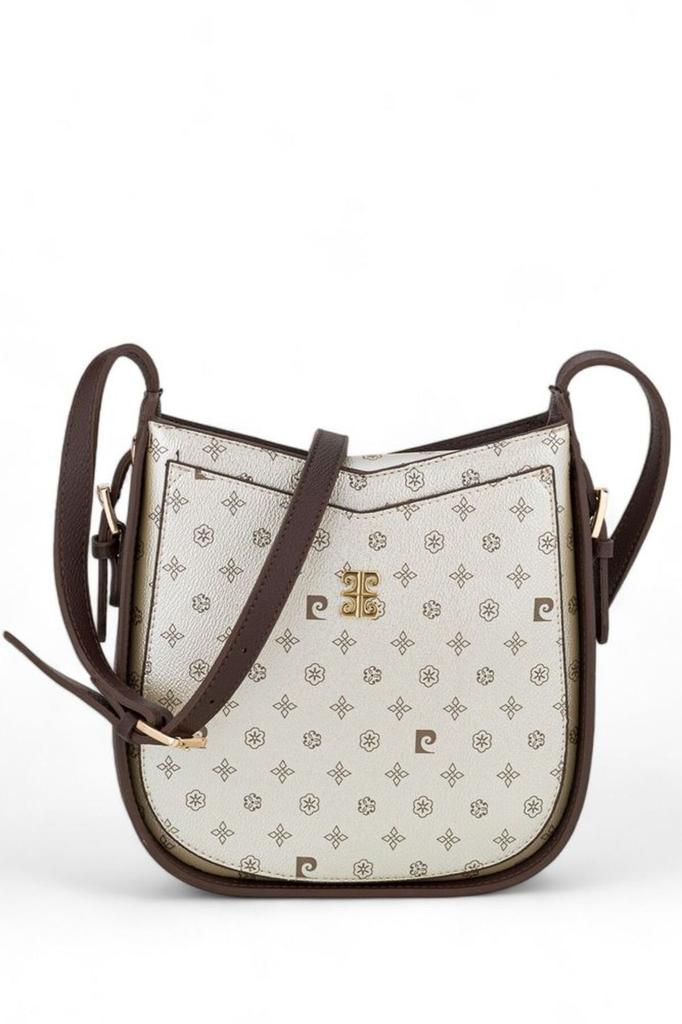 Original Pierre Cardin Brown Luxury Shoulder Bag Monogram Brown Women's Crossbody Bag