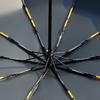 New 10-bone Vinyl Sunscreen Automatic Double Keel Ring Buckle Handle Three-fold Umbrella Fixed Umbrella
