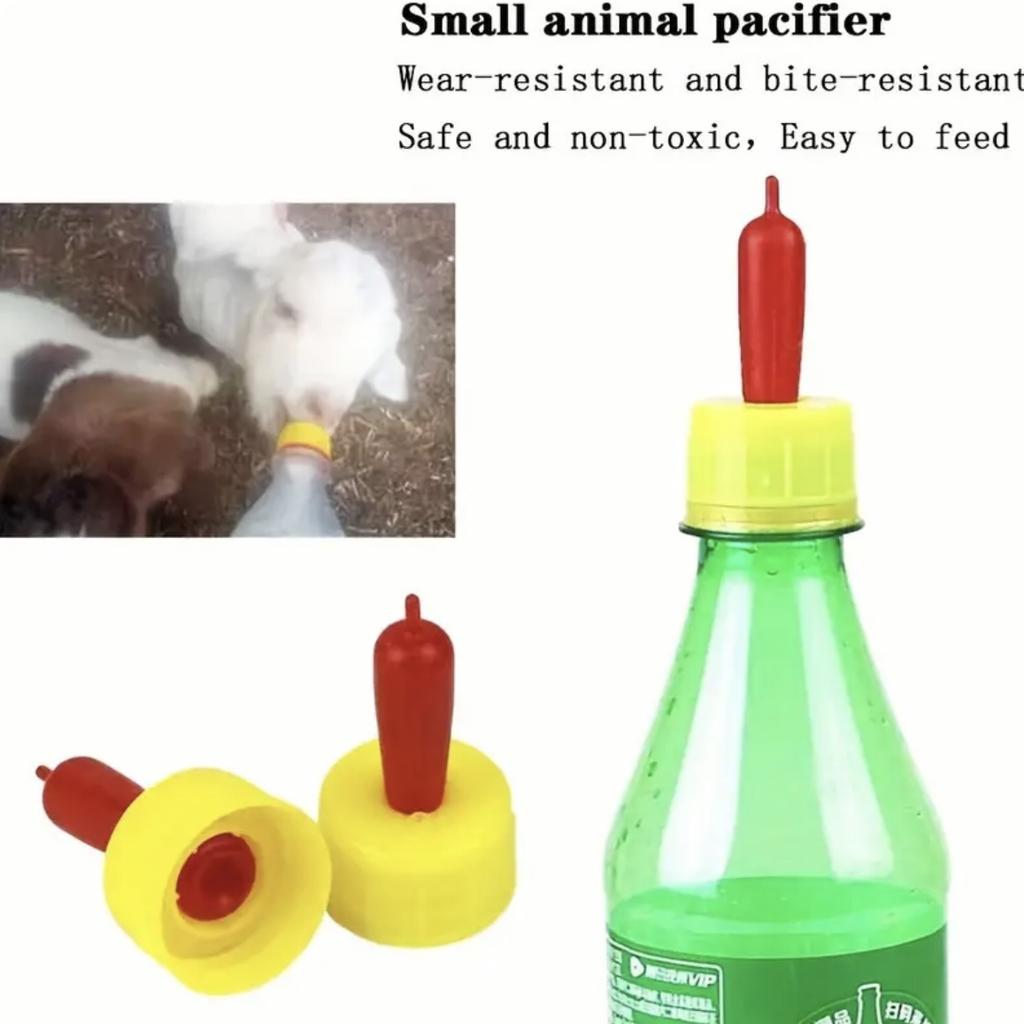 50 τμχ Θηλές από μαλακό καουτσούκ για ζώα, συμβατές με μπουκάλια, βιδωτό σύνδεσμο