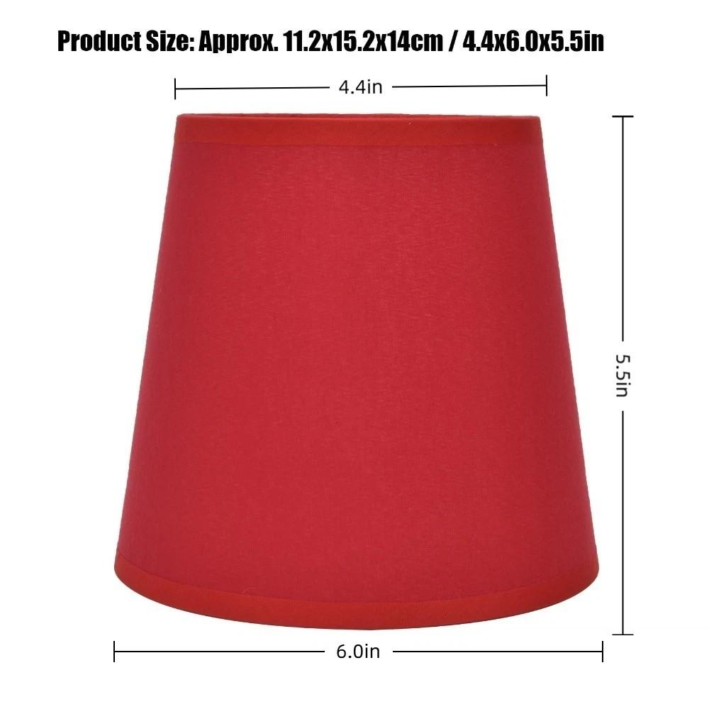 2PCS Lightweight Lamp Cover Clip On Design Chandelier Lamp Shades Small Lamp Shades  Indoor Lamp