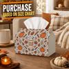 1pc Cozy Cafe Lifestyle Tissue Box | Multi-functional Fall Napkin Dispenser,available Suitable for Home, Thanksgiving Parties,Coffee Cup Cinnamon Gour