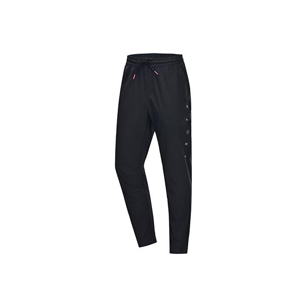 Li Ning Wade Series Solid Color Straight Leg Sports Pants Men Bottoms Black AYKQ057-1