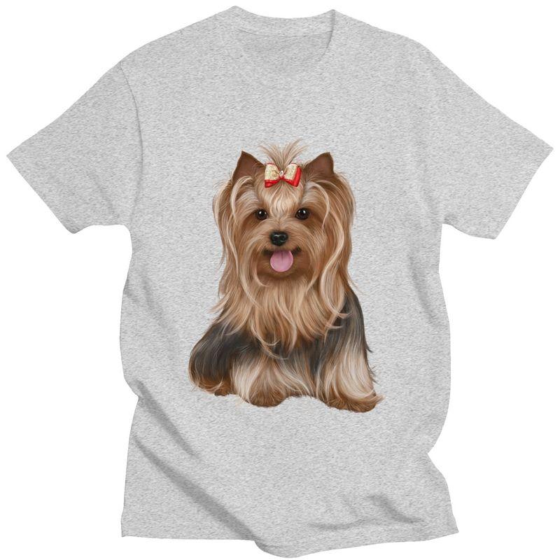Custom Yorkshire Terrier Yorkie Dog T Shirt for Men Tshirt Tees Tshirts