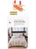 Pastoral Cotton Duvet Cover Set: Men's & Women's All-Season 4-Piece Bedding with Bed and Fitted Sheets