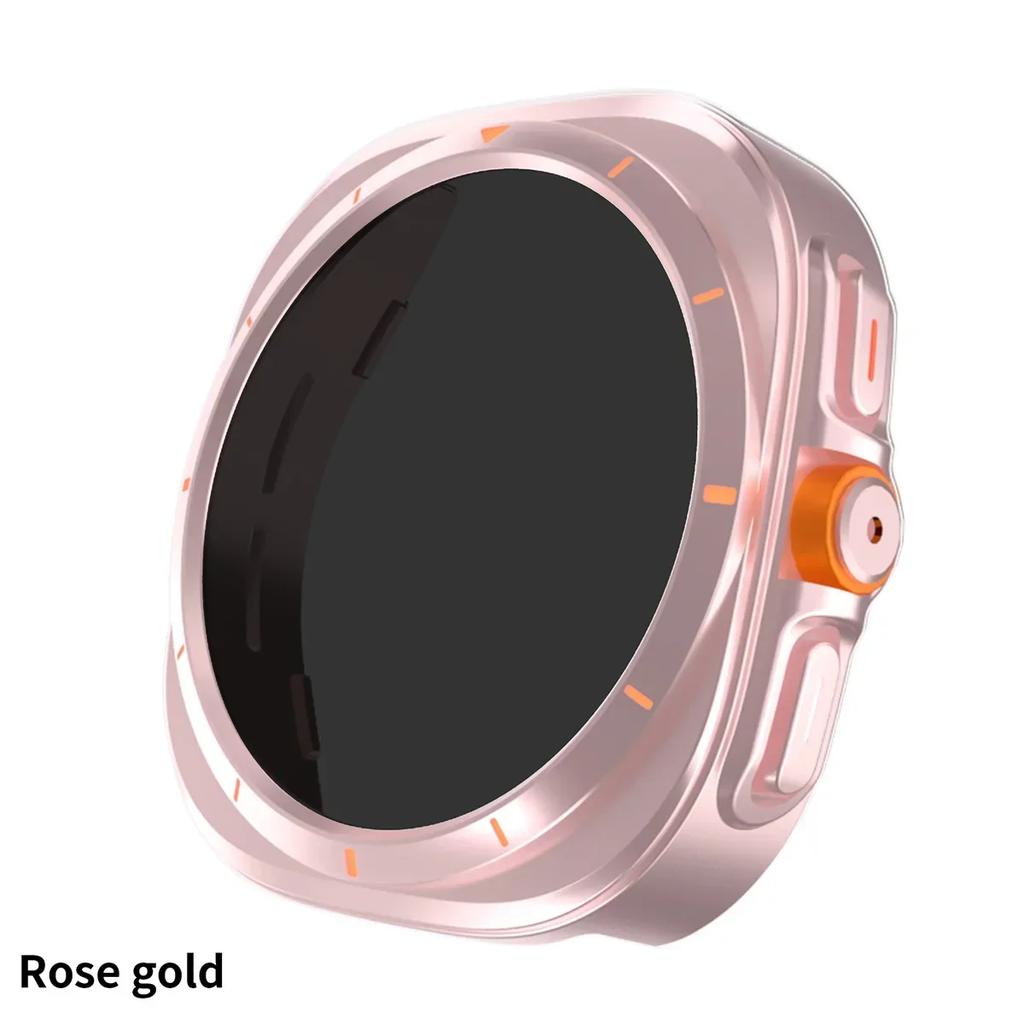 Ochranné pouzdro proti šmírování pro Samsung Galaxy Watch 7 6 40mm 44mm Tvrzené sklo Ochranná fólie na displej Změna na Galaxy 7 Ultra 47mm