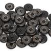 50pcs 4 Hole Round Buttons 25mm (1") Sewing Accessories Handmade Wooden Buttons  For Sewing DIY