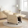 Massage Recliner Cream Fabric