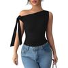 Women's Fashion Asymmetrical Off-the-Shoulder Top