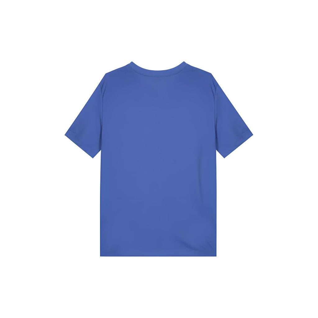Nike Einfarbiges T-Shirt mit Buchstabenlogo, langärmlig, Herren-Oberteile, Blau CW0946-481