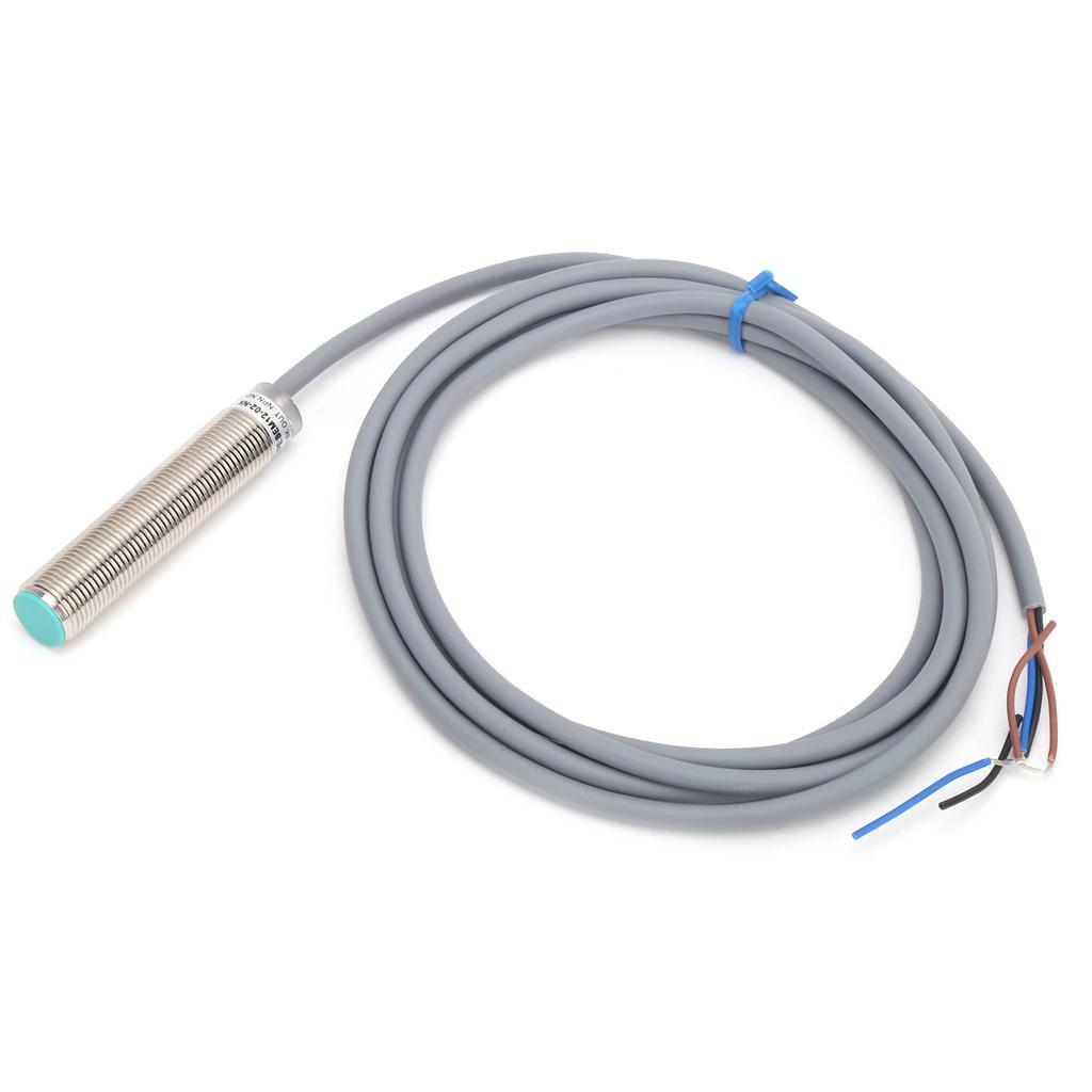 BERM Proximity Switch Cylindrical Shaped 3‑Wire PNP Normally Closed Sensor 10-30VDC