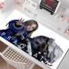 Pragmata Mouse Pad Branco Múltiplos Tamanhos Quadrado Grande Tapetes de Mesa para Computador Escritório Jogo Mousepads de Borracha Antiderrapantes
