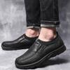 Herren Modische Klassische Bequeme Leichte Lässige Lederschuhe Mit Modischem Design Rutschfeste Sohle Atmungsaktives Design