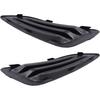 ApplianPar Front Left and Right Side Bumper Fog Light Lamp Lens End Cover Grill for Ford Fiesta 2014-2018