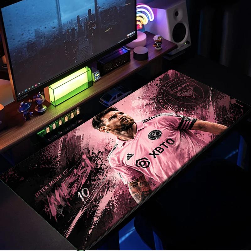Argentina Football Star Messi Mouse Pad, Rubber Base, Esports Desk Mat, Mouse Pad for Gamers and Office Use, Gaming Desk , Easy To Clean Mat