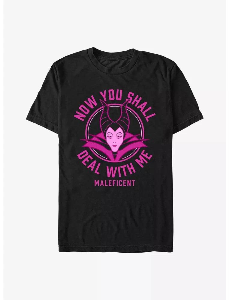 Sleeping Beauty Deal With Maleficent Black TShirt S
