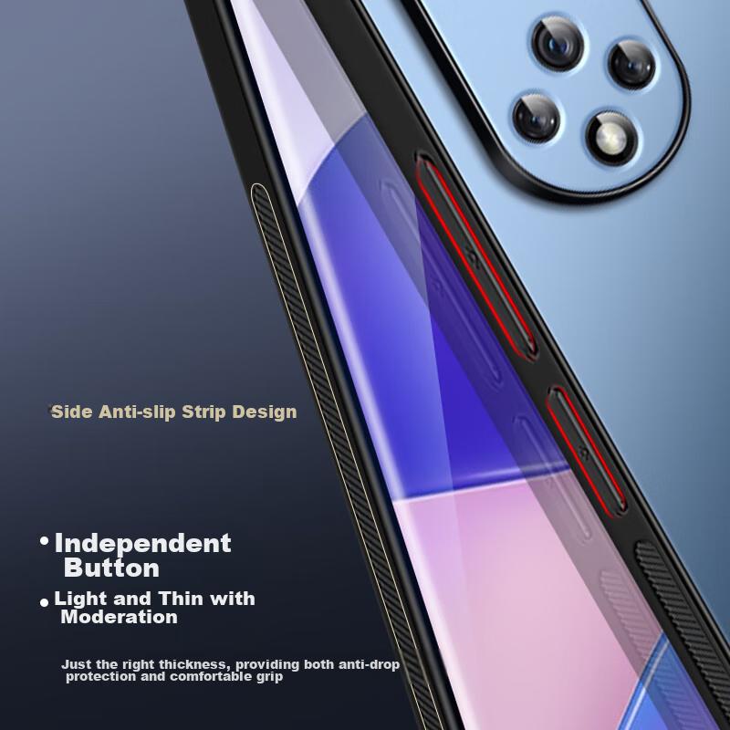 Huawei Nova 9 Phone Case, Honor 50 Protective Cover, AG Frosted Lens Full Protection, Real Machine Solid Color Simple, Shockproof,n, Sapphire Blue